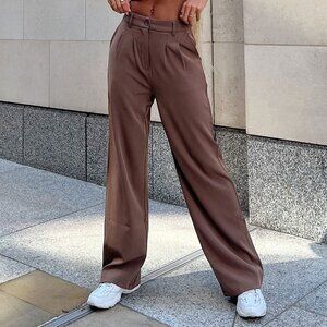 Princess Polly Archer Pants Brown